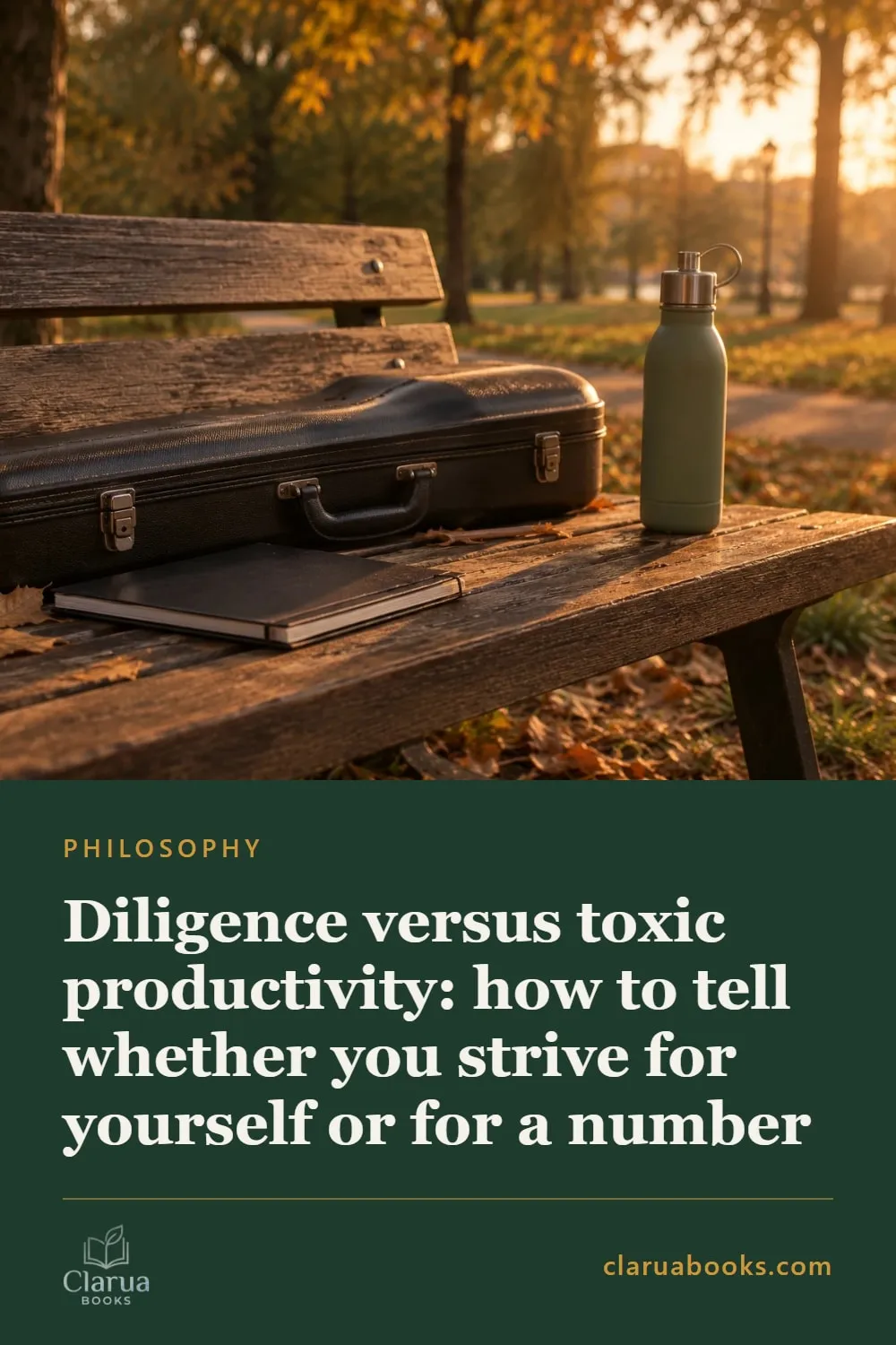 Diligence versus toxic productivity: do you strive for yourself or for a number?