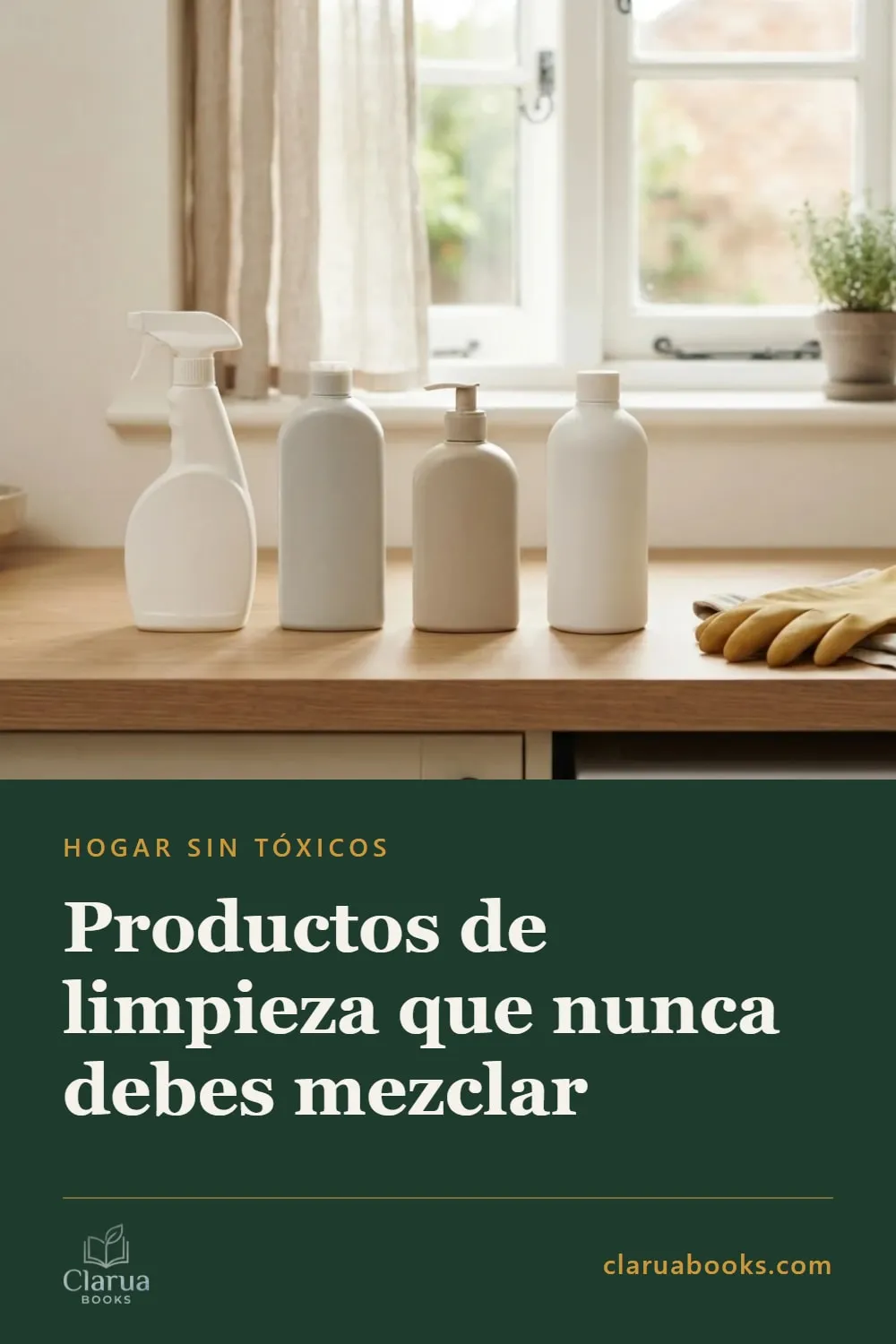 Infografía: productos de limpieza que nunca debes mezclar