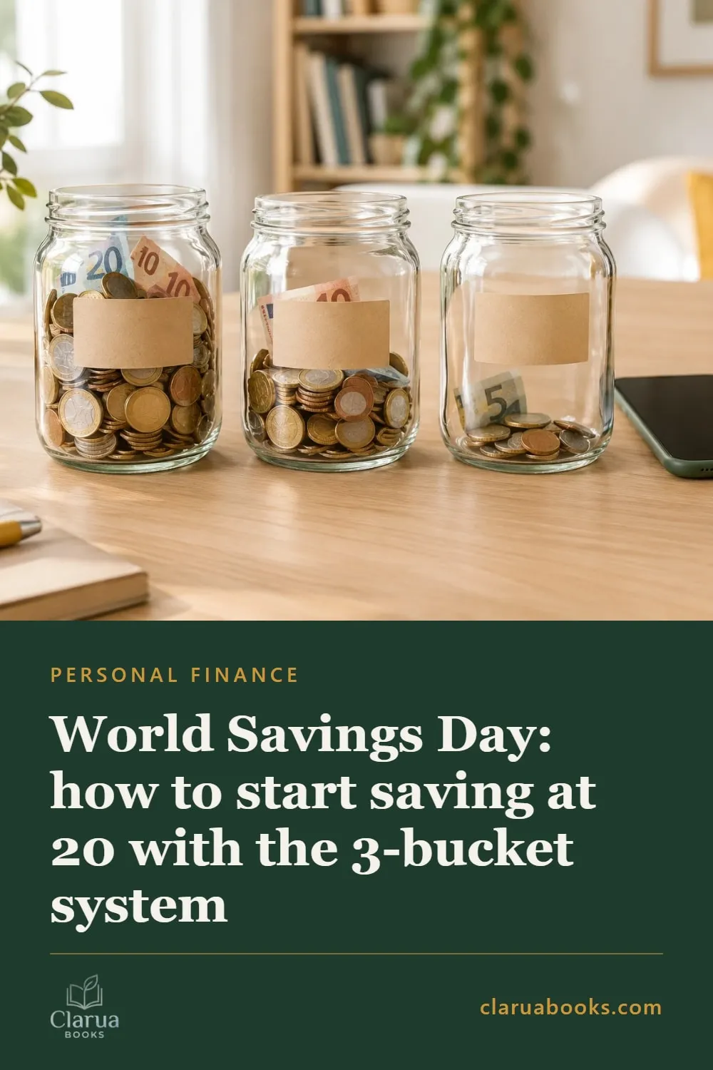 How to start saving at 20: the 3-bucket system