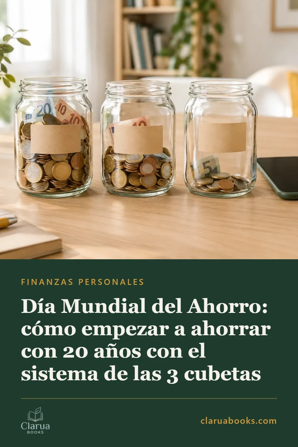 Cómo empezar a ahorrar con 20 años: el sistema de las 3 cubetas